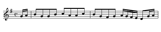 Orange Ribbands. VWMLa.219 - staff notation