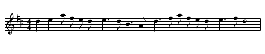 Oranges and Lemons - staff notation