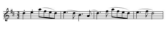 Oranges and Lemons - staff notation