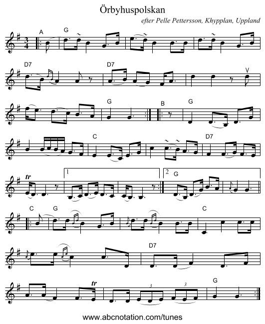 &Ouml;rbyhuspolskan - staff notation