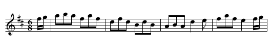 Orcadian Jig - staff notation