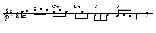 Orcadian - staff notation
