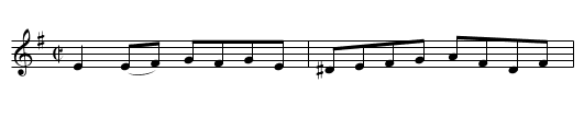 O'Reilly's Fancy - staff notation