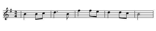 Oriella, oriella (CT 304) - staff notation