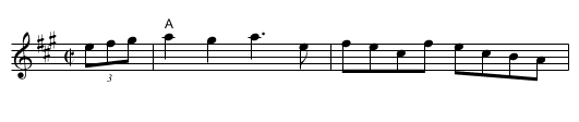 Original Canadian Hoedown - staff notation