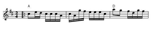Orijent - staff notation
