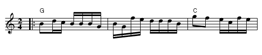 Orijent - staff notation