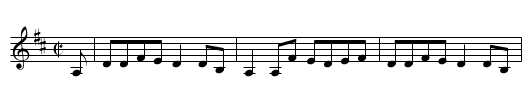 Orkney [1] - staff notation