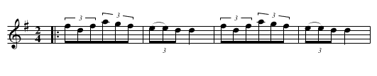 Orlovka - staff notation