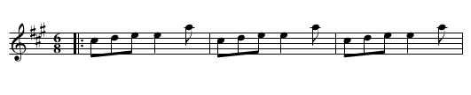 Ormond Bridge. JJo8.120 - staff notation