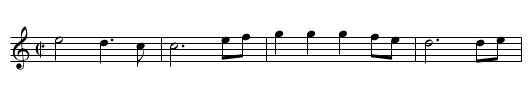 Ormond's March. PDF2.187 - staff notation