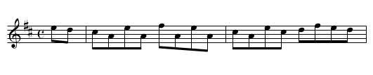 O'Rourke's - staff notation