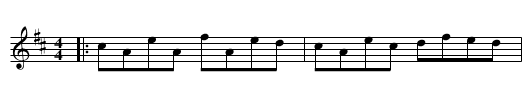 O'Rourke's - staff notation