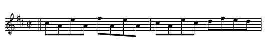 O'Rourke's - staff notation
