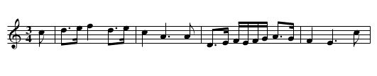 Orsapolska efter Griv Juga - staff notation