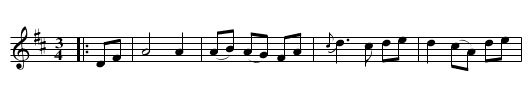Orsavalsen - staff notation