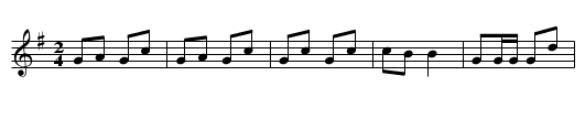 Osborn's - staff notation