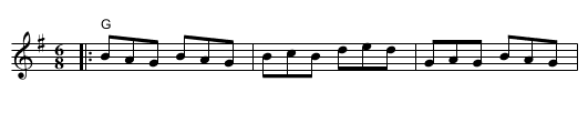 Oscar Woods Jig - staff notation