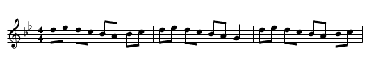 &Ouml;slinder - staff notation