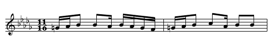 Osogovsko Oro - staff notation