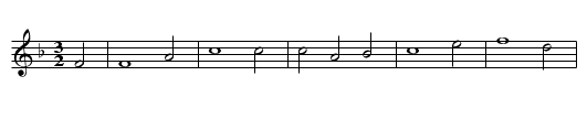 Osterjubel - staff notation