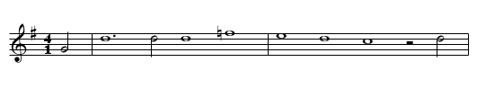 Osterlied des 15. Jahrhunderts - staff notation
