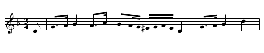Ostj&auml;mtland Storpolska - staff notation