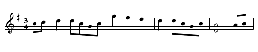 Ostrup valsen - staff notation