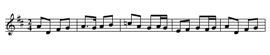O'Sullivan's Fancy - staff notation