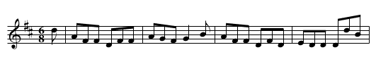 O'Sullivan's March - staff notation