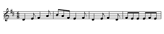 O'Sullivan's March - staff notation