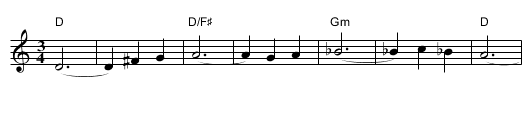 Oud Pick Waltz - staff notation