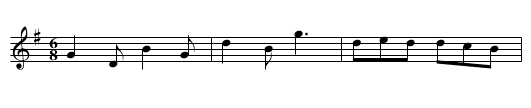 Out and in upon occasion - staff notation