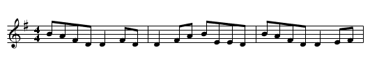 Outdoor Relief - staff notation
