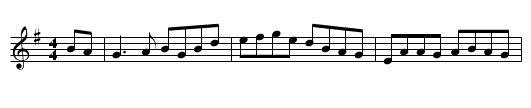 Over the Moor to Maggie - staff notation