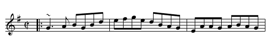 Over the Moor to Maggie - staff notation