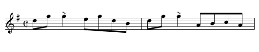 Over the Moor to Peggy - staff notation