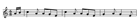 Over the River to Charlie [2] - staff notation