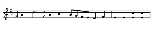 Over the Stump and Back Again - staff notation