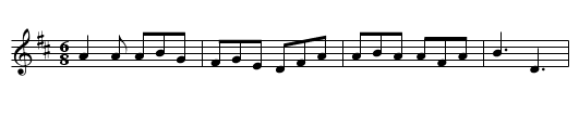 Over the Water to Charlie - staff notation