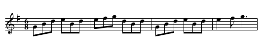 Over the Water to Charlie - staff notation