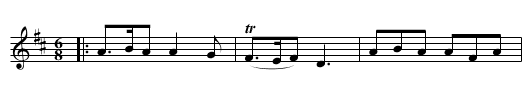 Over the Water to Charlie - staff notation