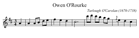 Owen O'Rourke - staff notation