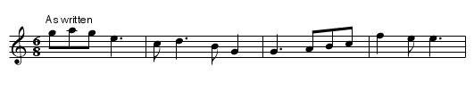 Oyster Girl. JaW.060 - staff notation