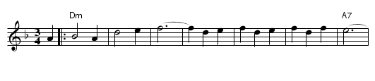 Ozidanie (monophonic version) - staff notation