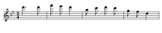 Pa laopuo - staff notation