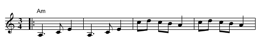 Paaskysen Valssi  (The Swallow) - staff notation
