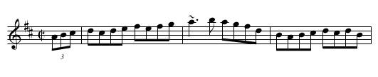 Pachelbel's Frolics - staff notation