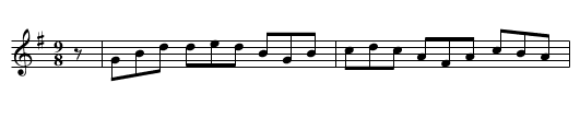 Paddies Voyage. JBut.884 - staff notation