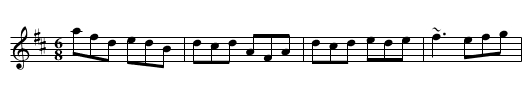 Paddy Clancy's - staff notation